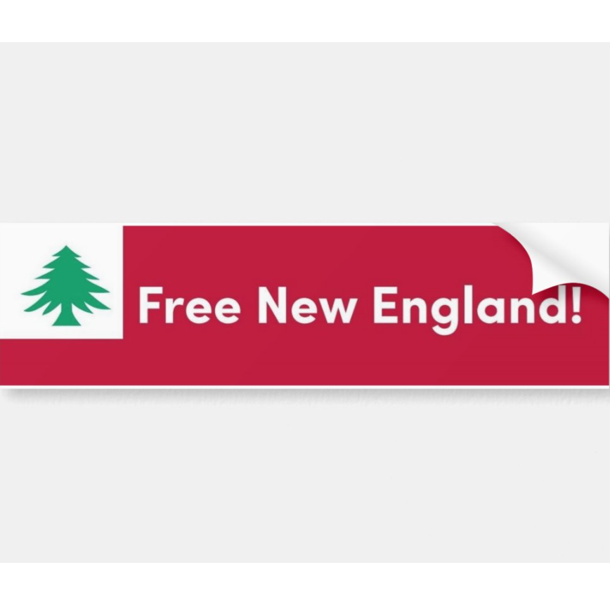 new england bumper sticker