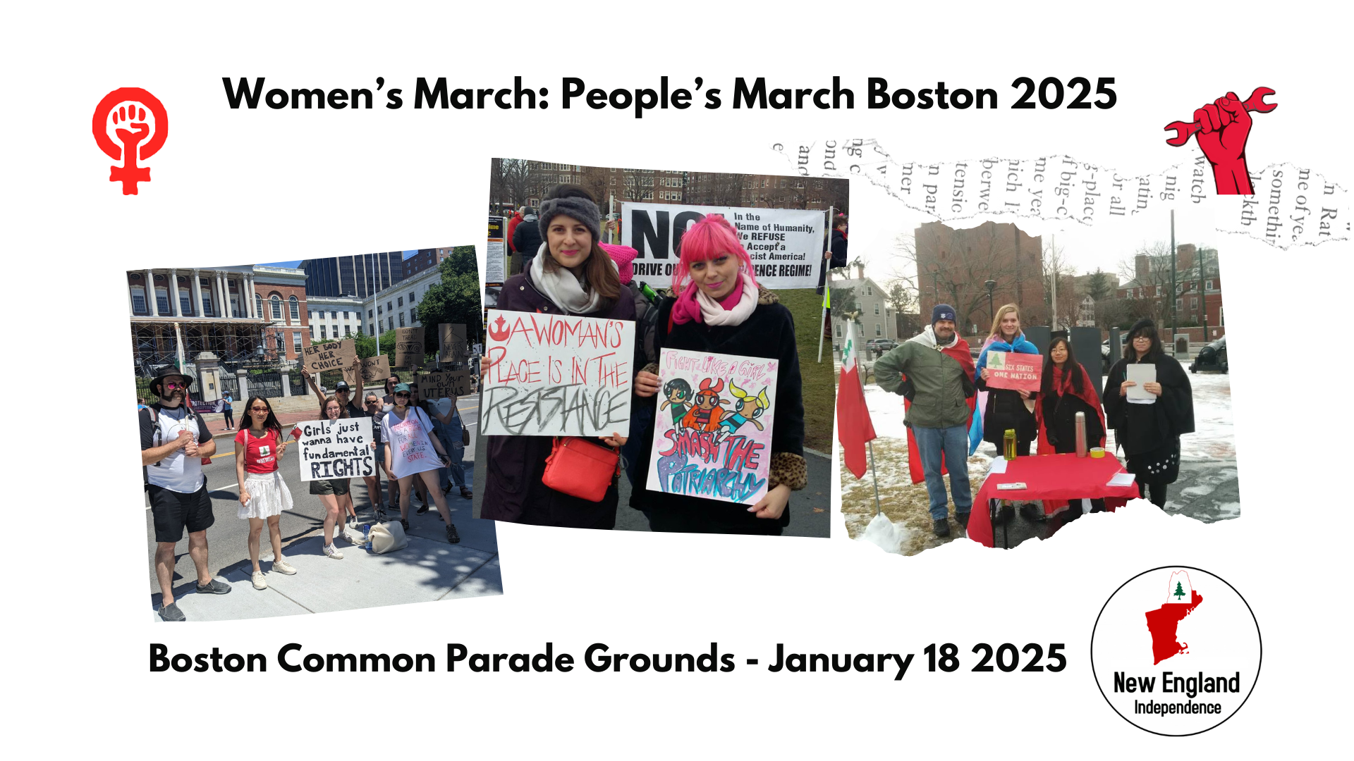 Women's March Boston 2025